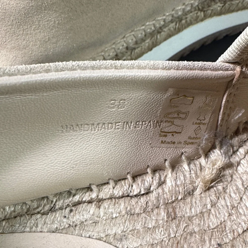 Rag & Bone Macadamia Beige Suede Espadrille Sneaker Loafers